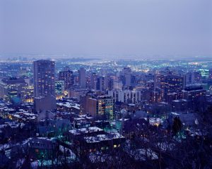 Evening cityscape